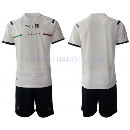 Barn Fotballdrakter Italia Borte 2021-22 Kortermet